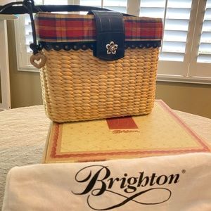 Vintage Brighton straw purse